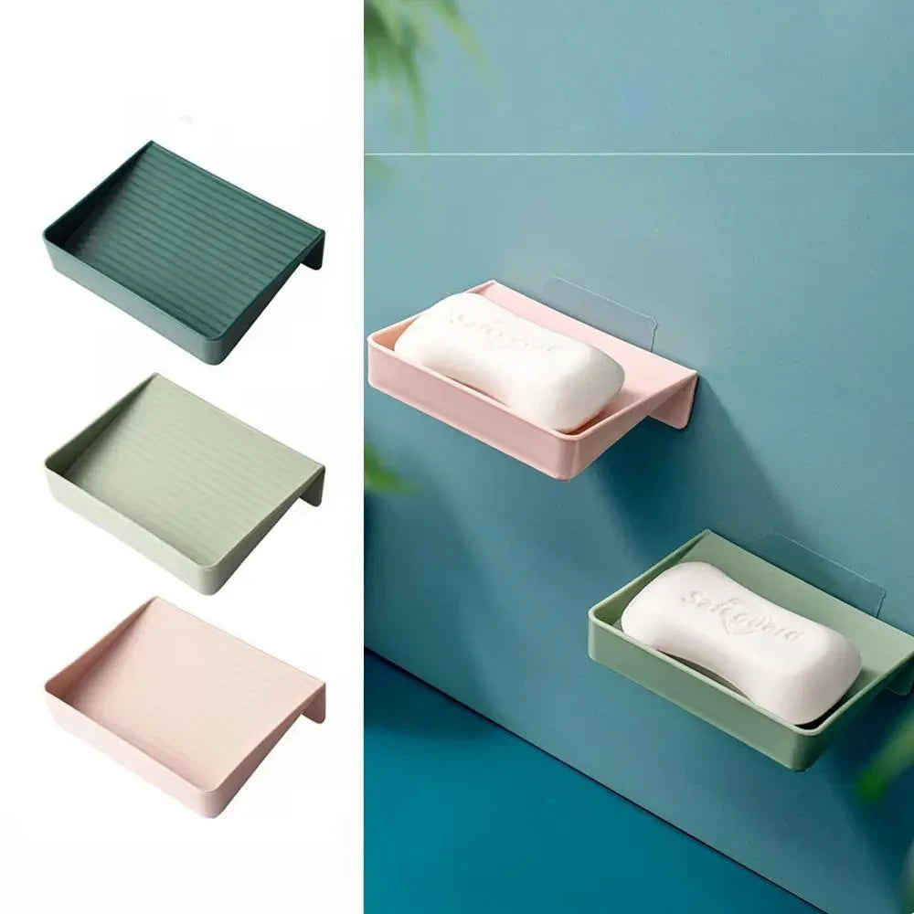 Porte-Savon Minimaliste Et Mural En Plastique Antidérapant