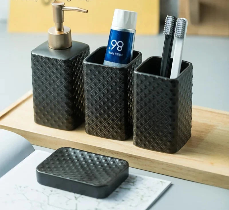 Kit Accessoires Salle de Bain Nordique