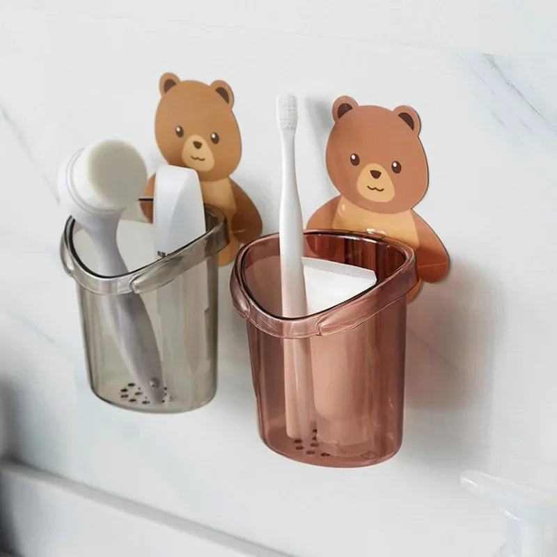 Porte-Brosse A Dents Pour Enfants Avec Motif Ourson