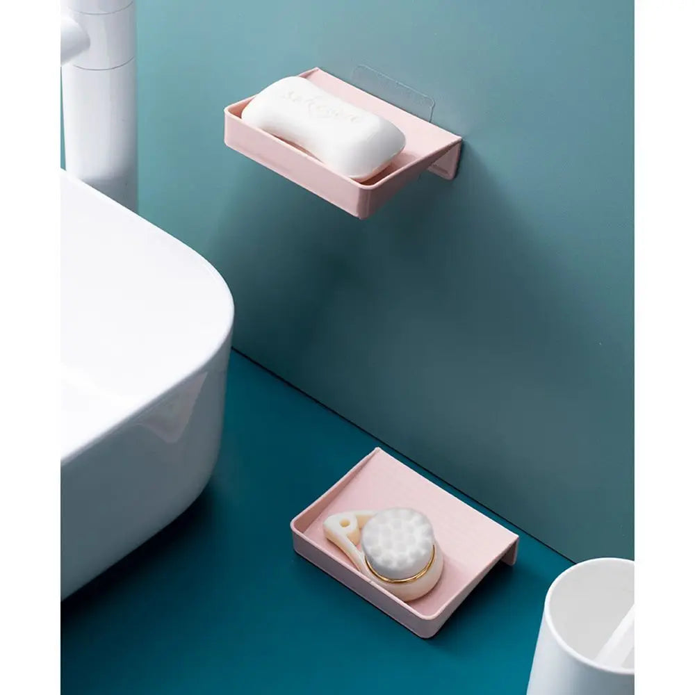 Porte-Savon Minimaliste Et Mural En Plastique Antidérapant