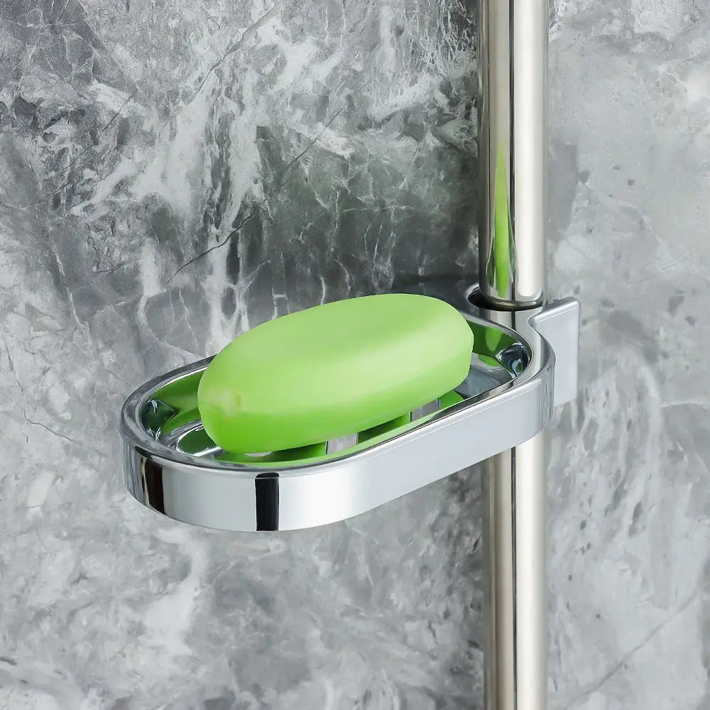 Porte-Savon Ajustable En Métal Chromé Pour Douche