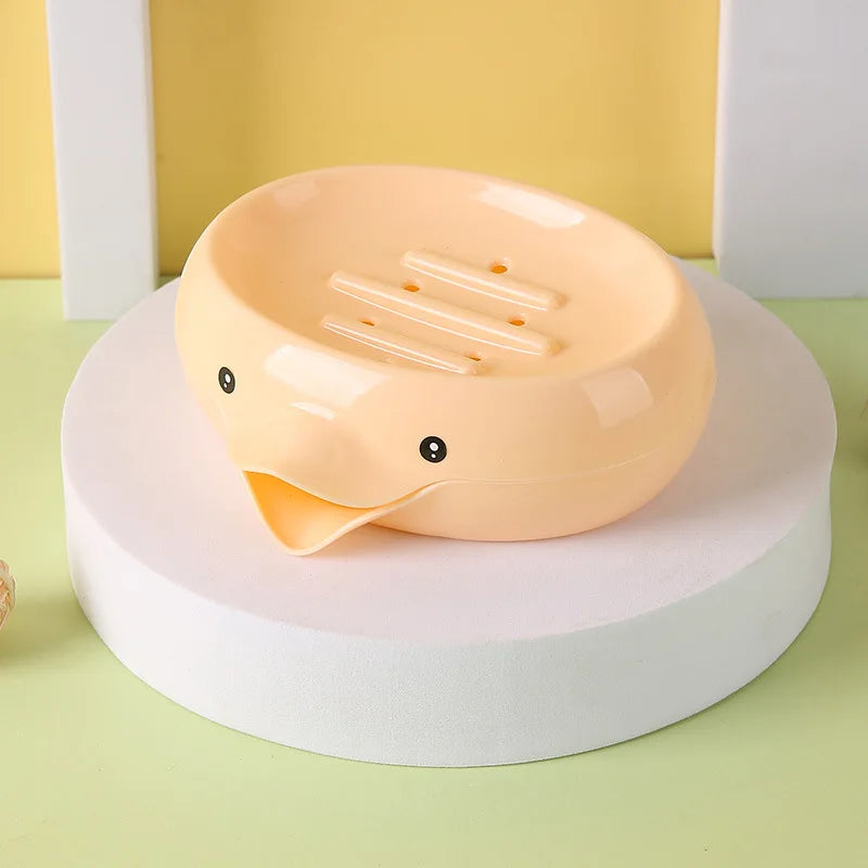 Porte-Savon En Céramique Animalier Design Sourire Avec Drainage