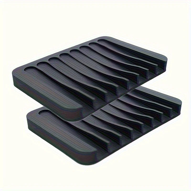 Porte-Savon Antidérapant En Silicone Lot De 2