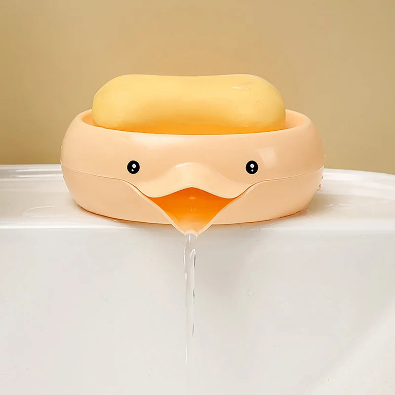 Porte-Savon En Céramique Animalier Design Sourire Avec Drainage