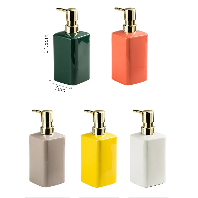 Distributeur De Savon En Céramique Brillante