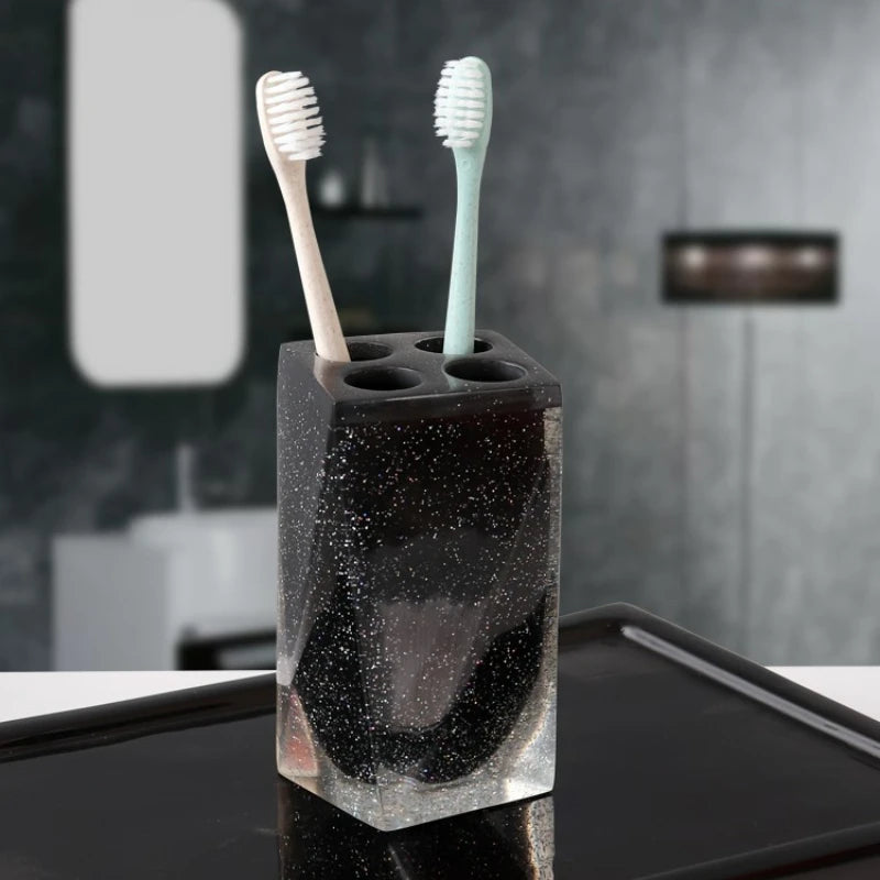 Kit Accessoires Salle de Bain Haut de Gamme Noir