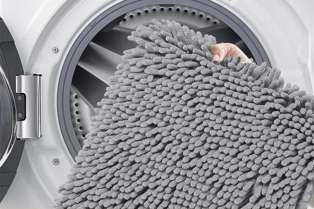Tapis De Salle De Bain Ultra-Absorbant Antidérapant En Microfibre