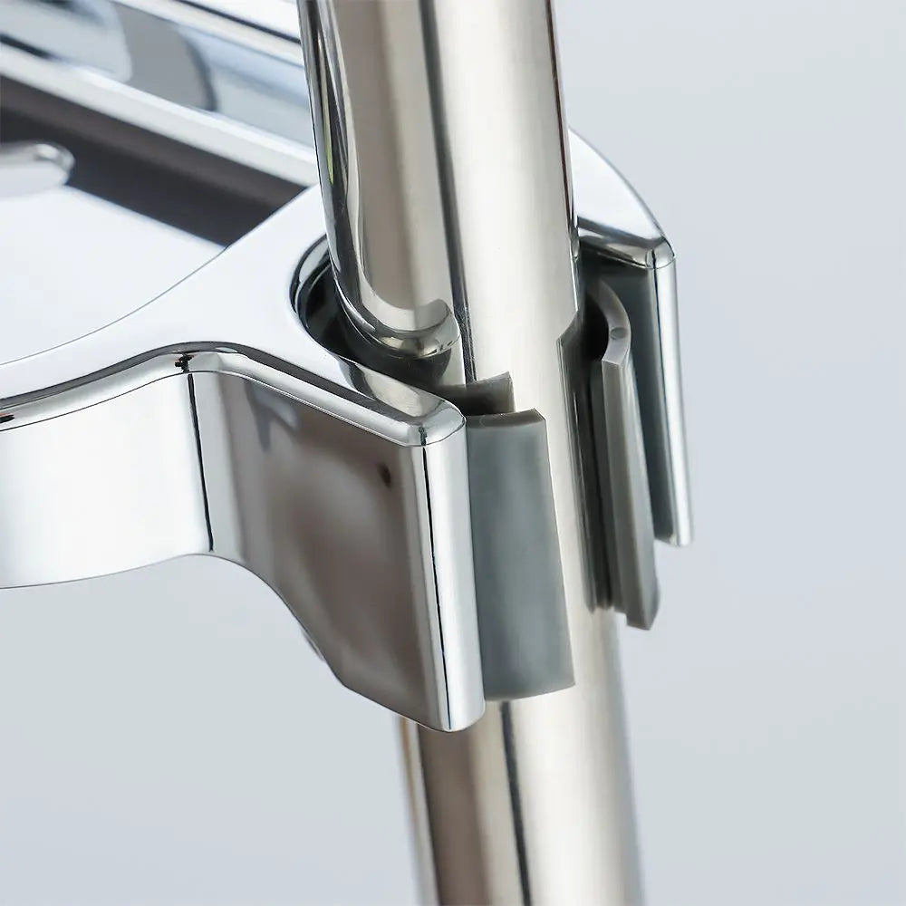 Porte-Savon Ajustable En Métal Chromé Pour Douche