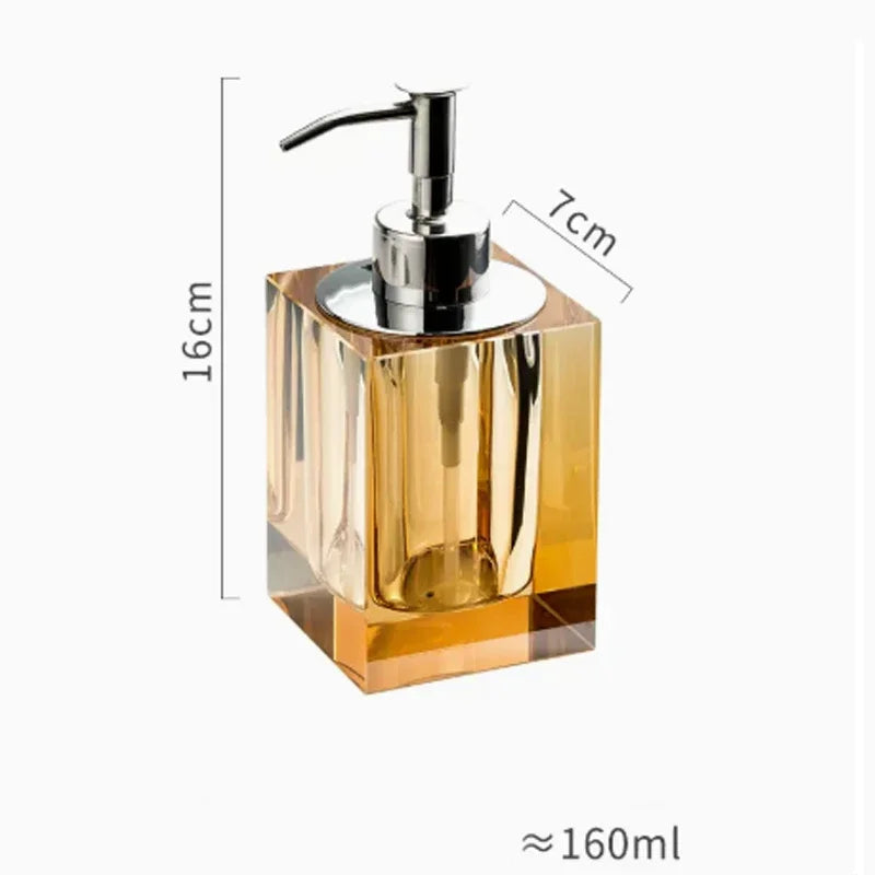 Distributeur De Savon Transparent Capacité 160ml