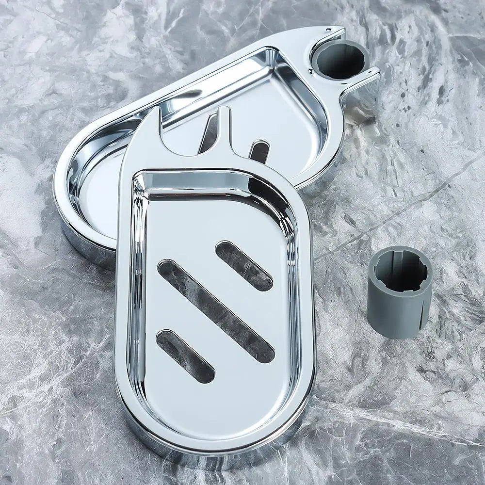 Porte-Savon Ajustable En Métal Chromé Pour Douche