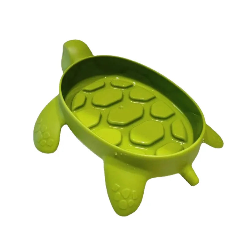 Porte-Savon Tortue En Plastique Vert Et Antidérapant