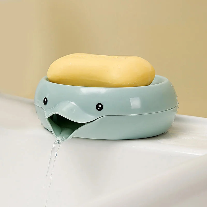 Porte-Savon En Céramique Animalier Design Sourire Avec Drainage