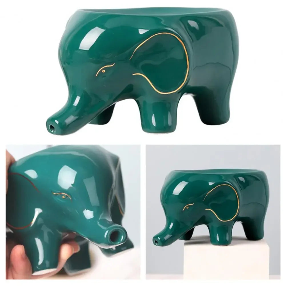 Porte-Savon Élégant En Céramique Éléphant