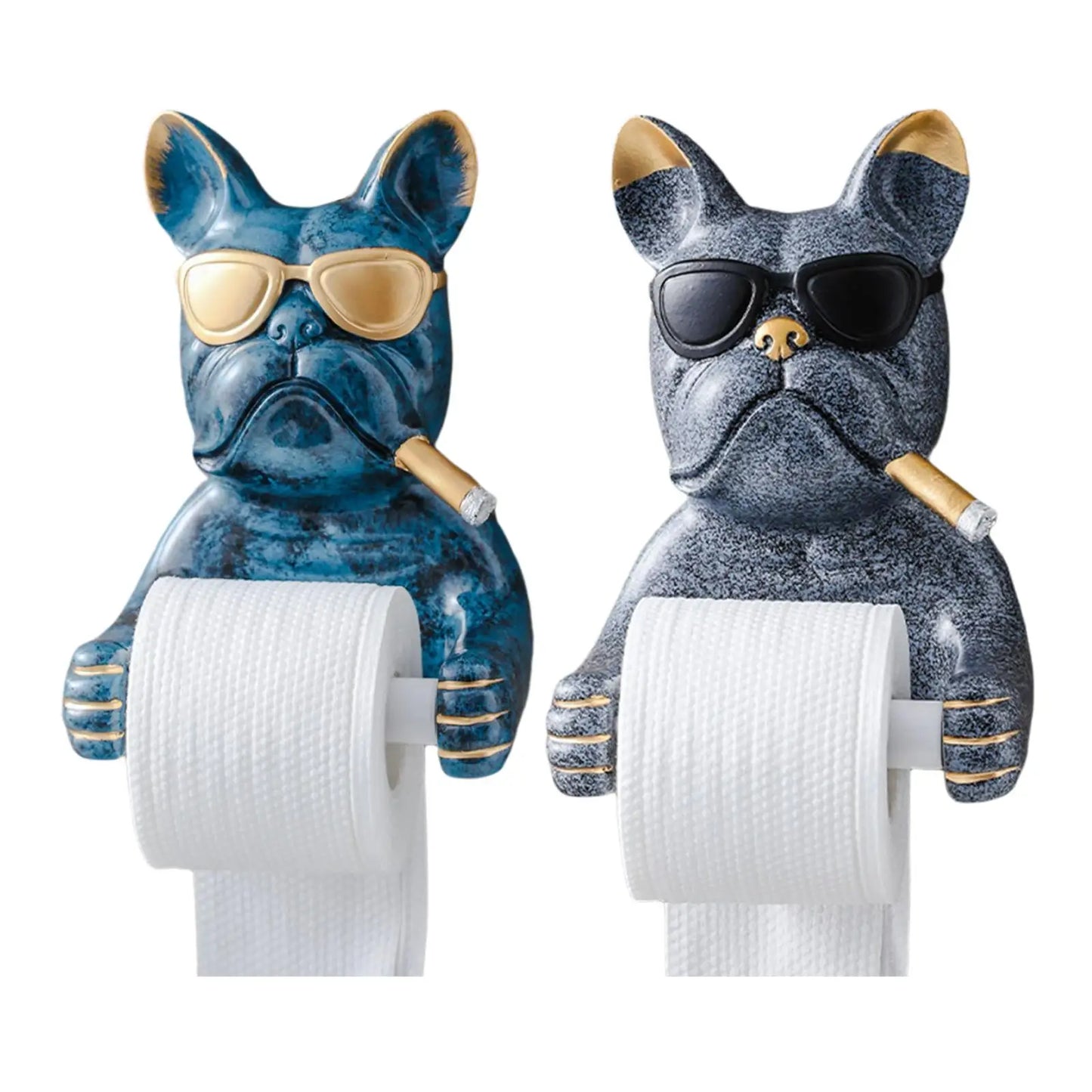 Porte Papier Toilette Design Bulldog