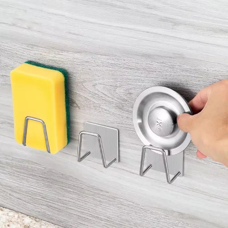 Porte Éponge Inox Antirouille Adhésif
