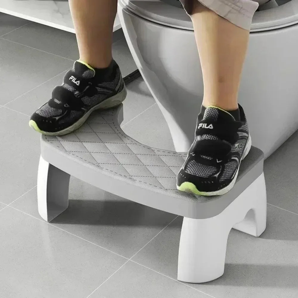 Tabouret Pour Toilette Réglable Ergonomique Avec Coussin Matelassé