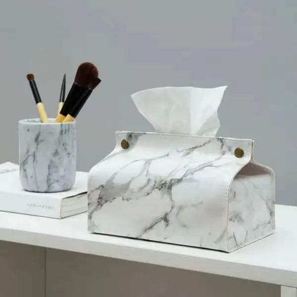 Pochettes À Mouchoirs Design Imitation Marbre Élégantes Et Modernes