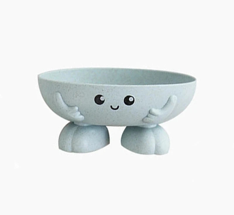 Porte-Savon Mignon En Forme De Bol Avec Pieds Antidérapants