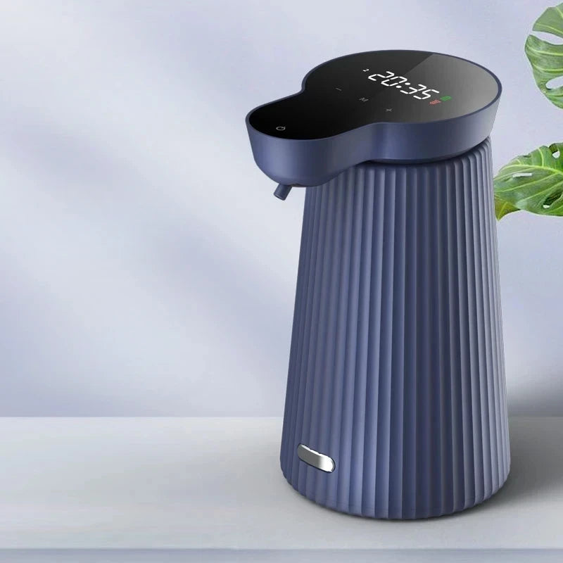 Distributeur De Savon Intelligent Bleu Avec Écran Tactile