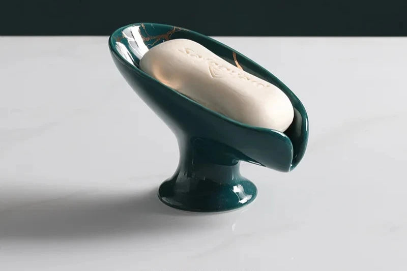 Porte Savon Design Rouge Et Antidérapant