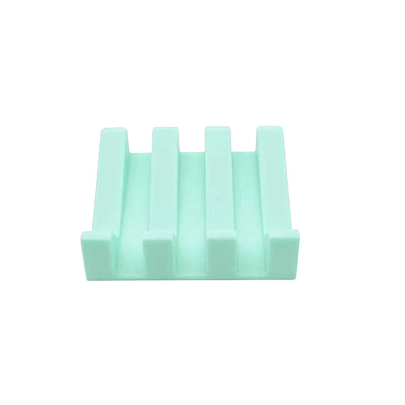 Porte-Savon Durable En Silicone Avec Design Rainuré