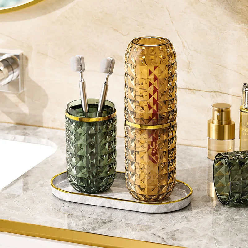 Verre A Brosse A Dents Transparent Et Chic