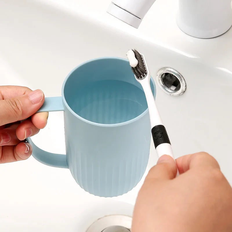 Porte-Brosse À Dents Mural Avec Gobelet Et Rangement Intégré