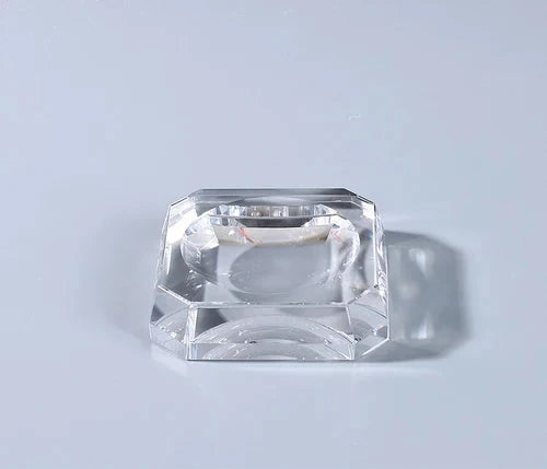 Porte-Savon En Cristal Avec Facettes Pour Salle De Bain