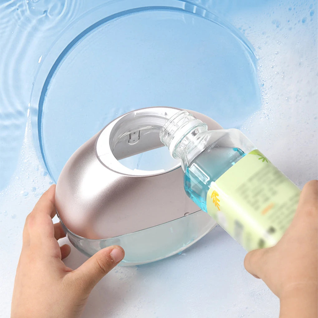 Distributeur De Savon Mural Ou Sur Table En Plastique Blanc