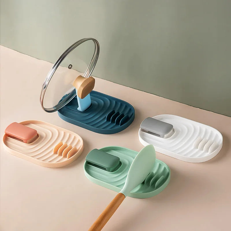 Porte Couvercle Et Cuillère De Cuisine