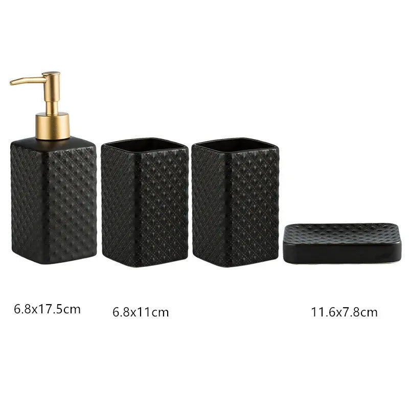 Kit Accessoires Salle de Bain Nordique