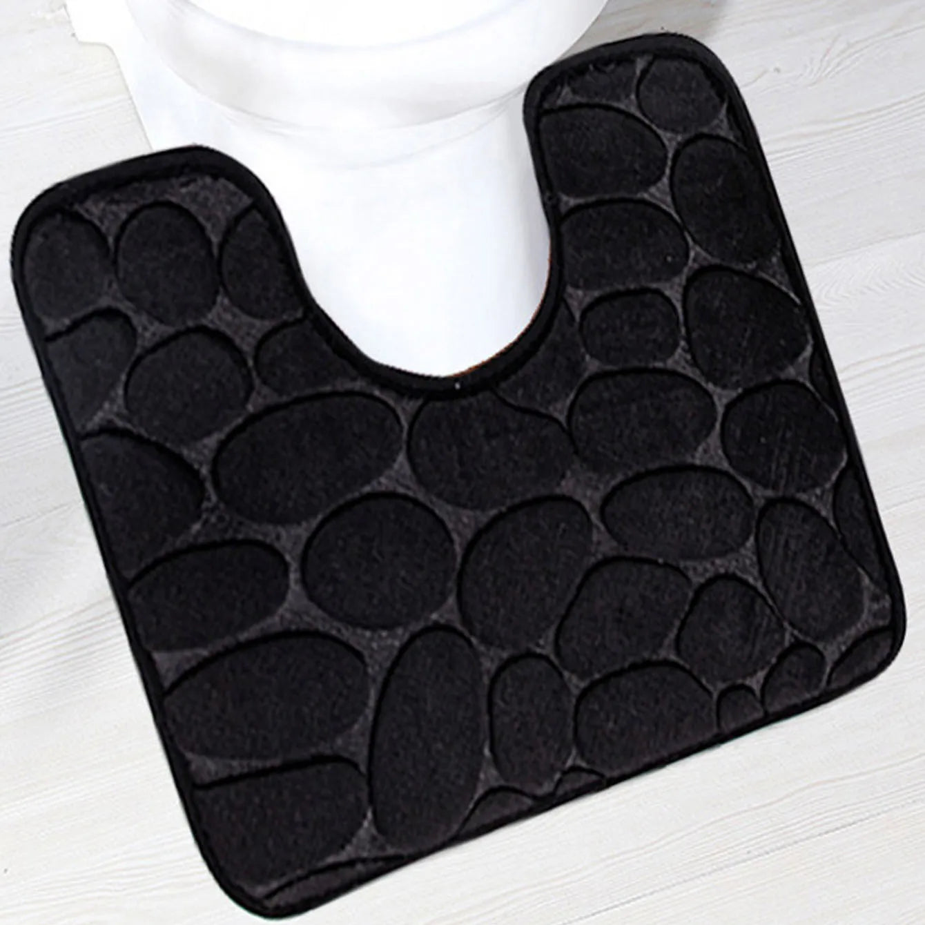 Tapis Pour Toilette Antidérapant Design Galets