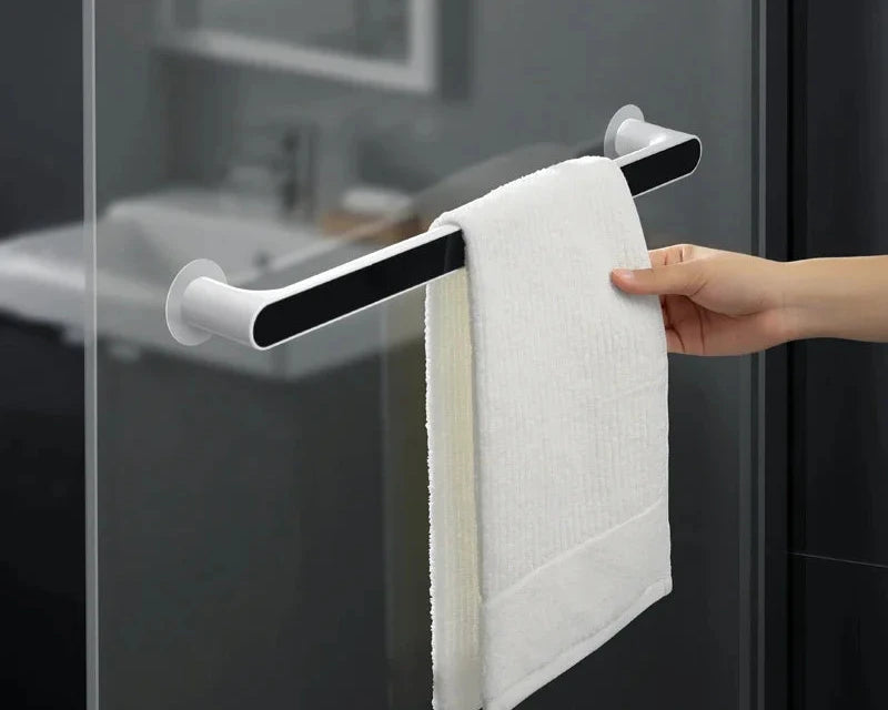 Porte-Serviettes Salle de Bain Minimaliste Mural Adhésif