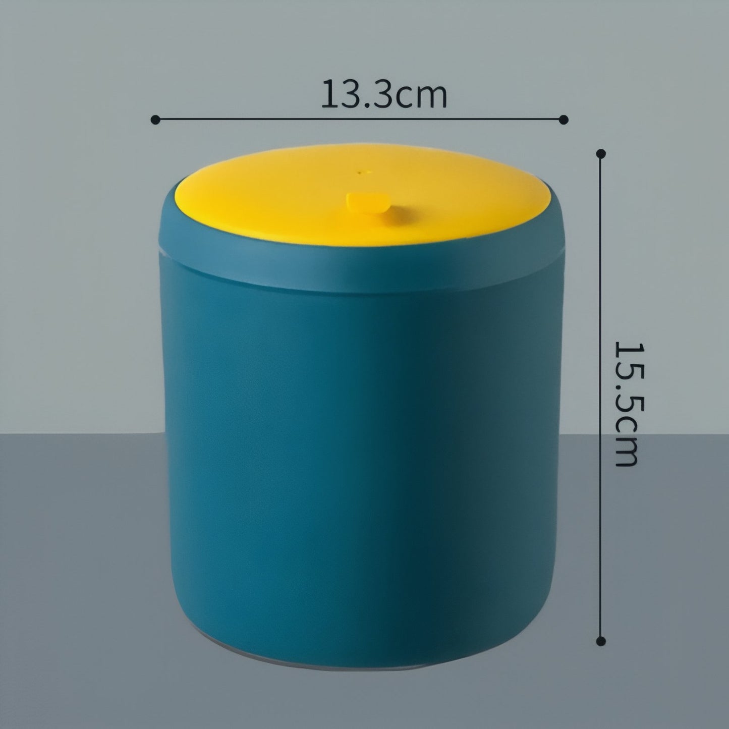 Mini Poubelle Design Avec Couvercle Étanche Et Coloré
