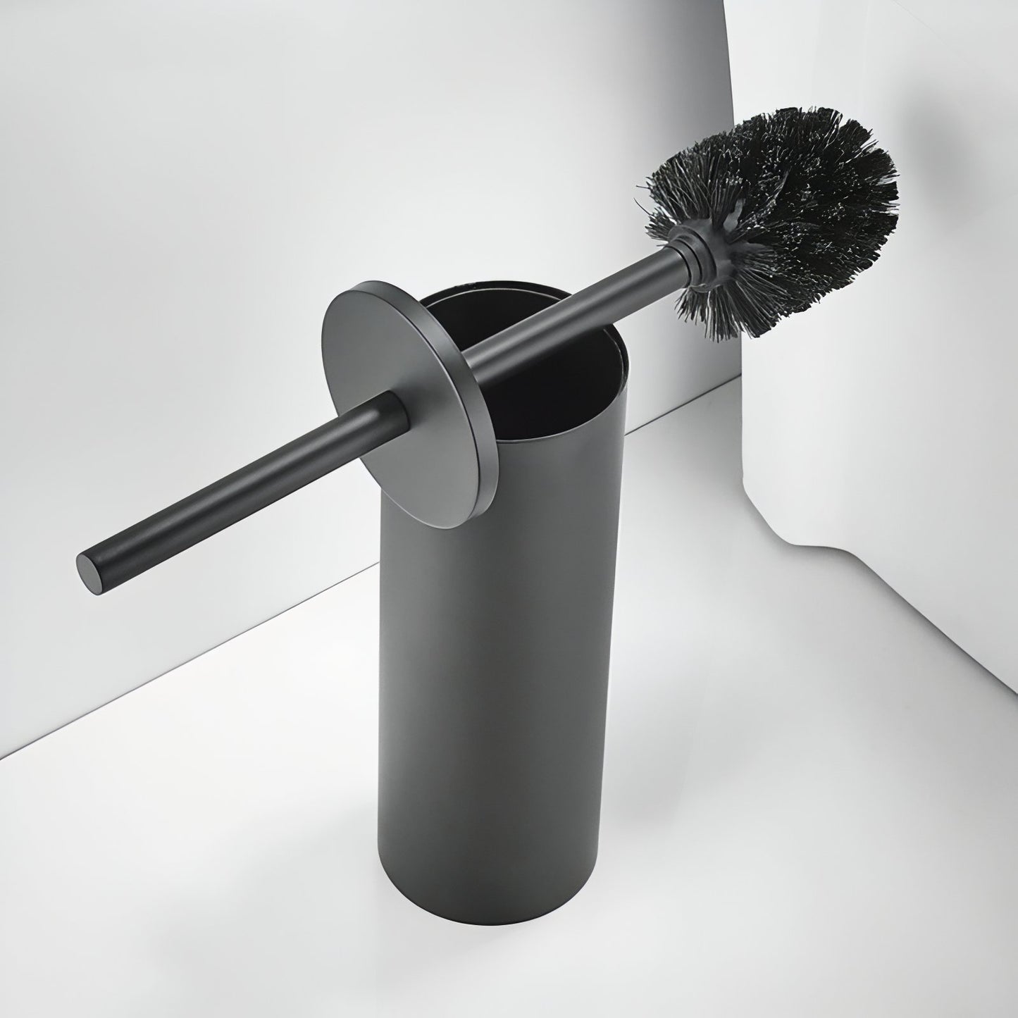 Brosse De Toilette Mural En Acier Inoxydable