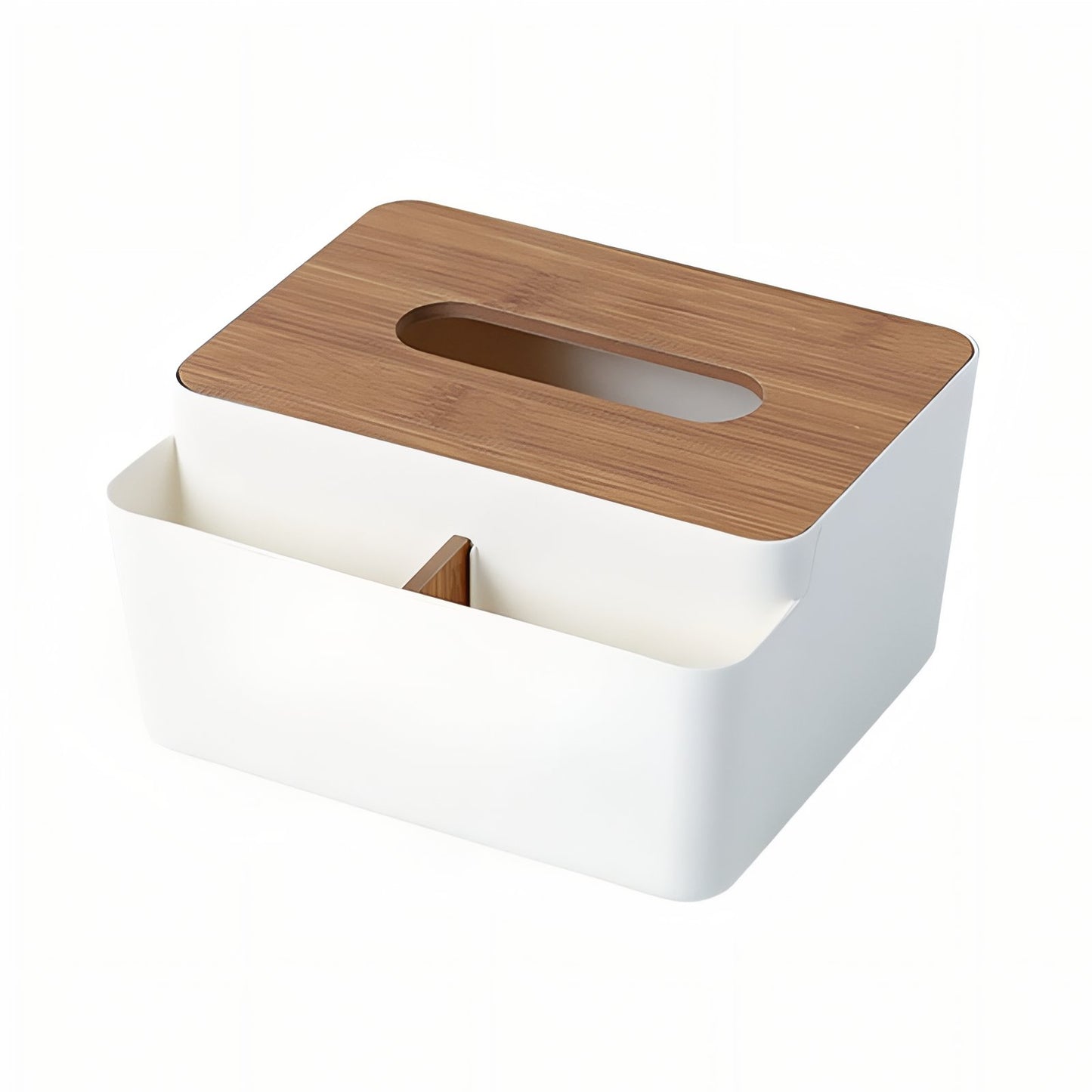 Distributeur De Mouchoirs Design Moderne Avec Couvercle En Bois
