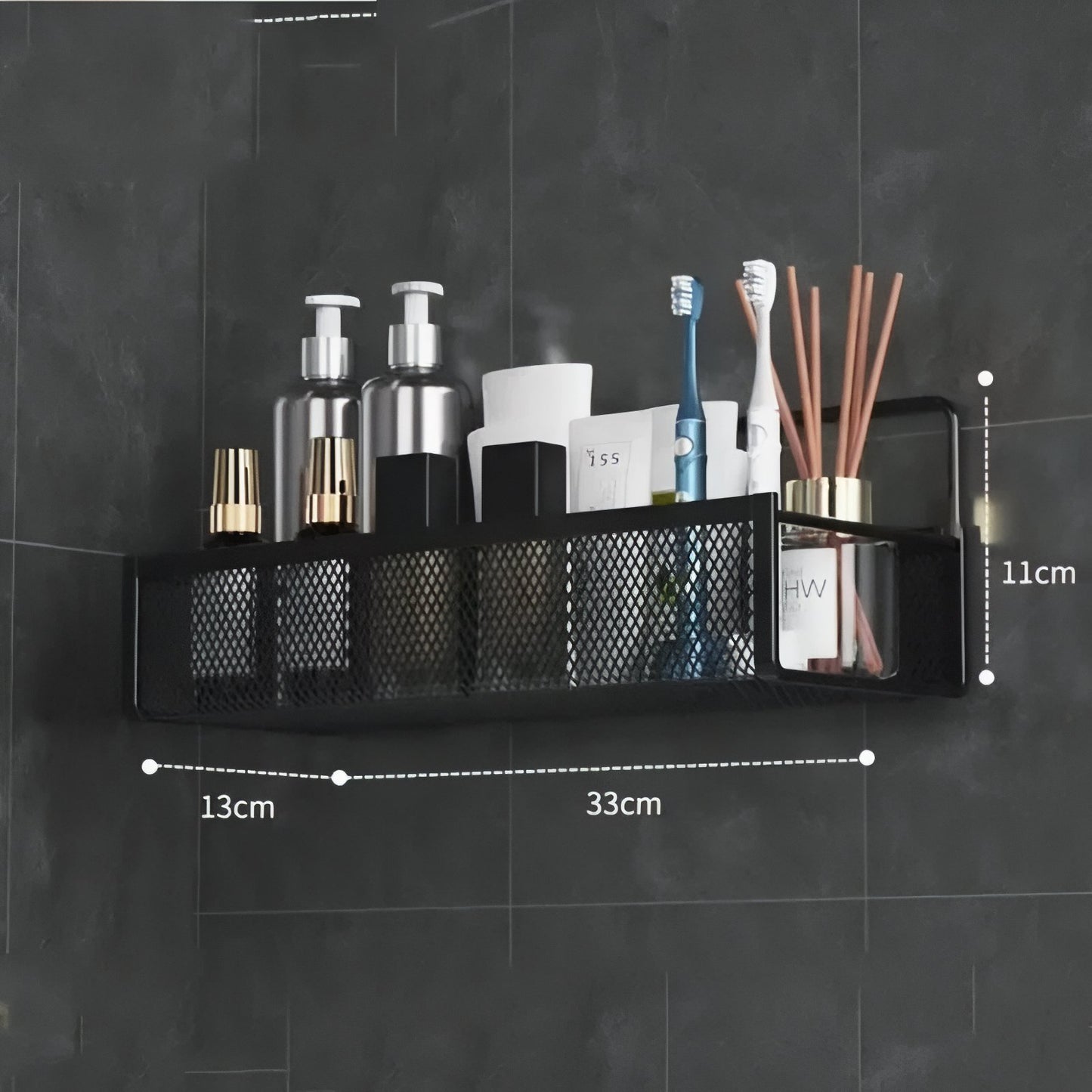 Étagères Murales En Acier Inoxidable Pour Cosmétiques
