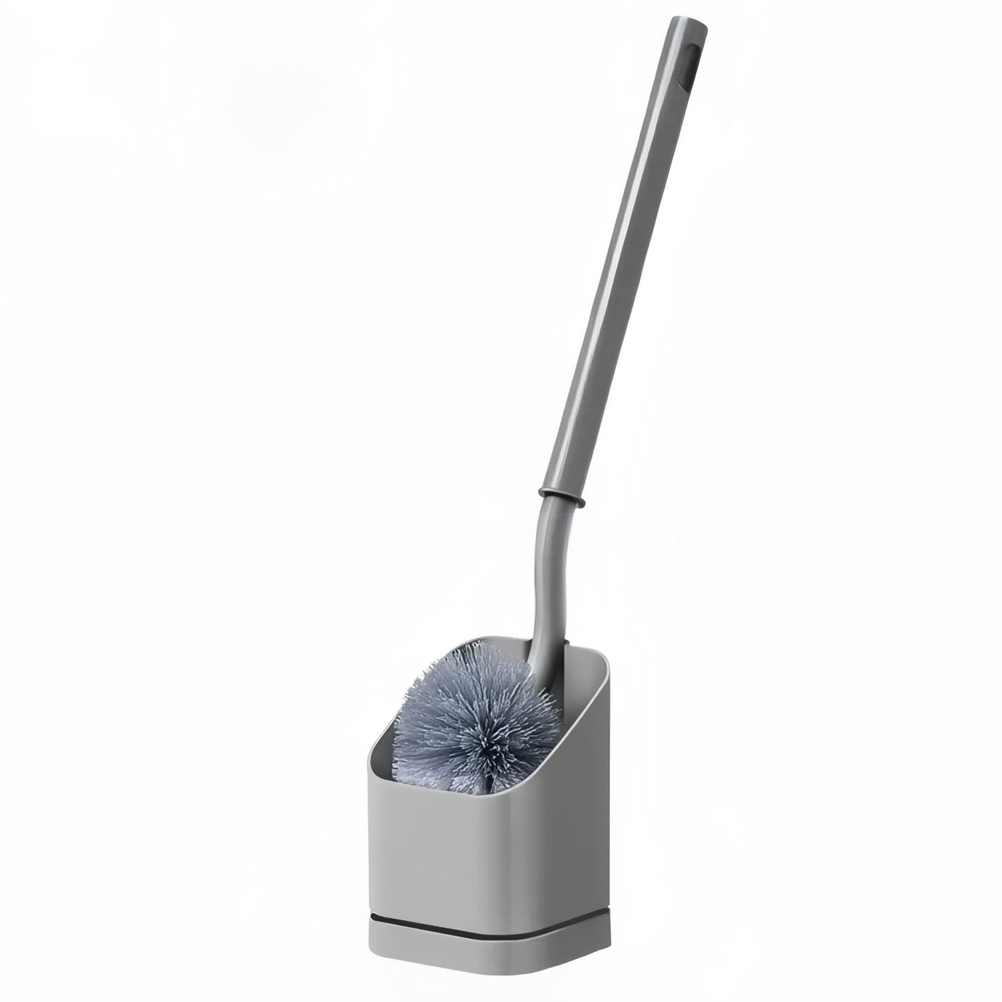 Brosse De Toilette En Silicone Avec Manche Ergonomique