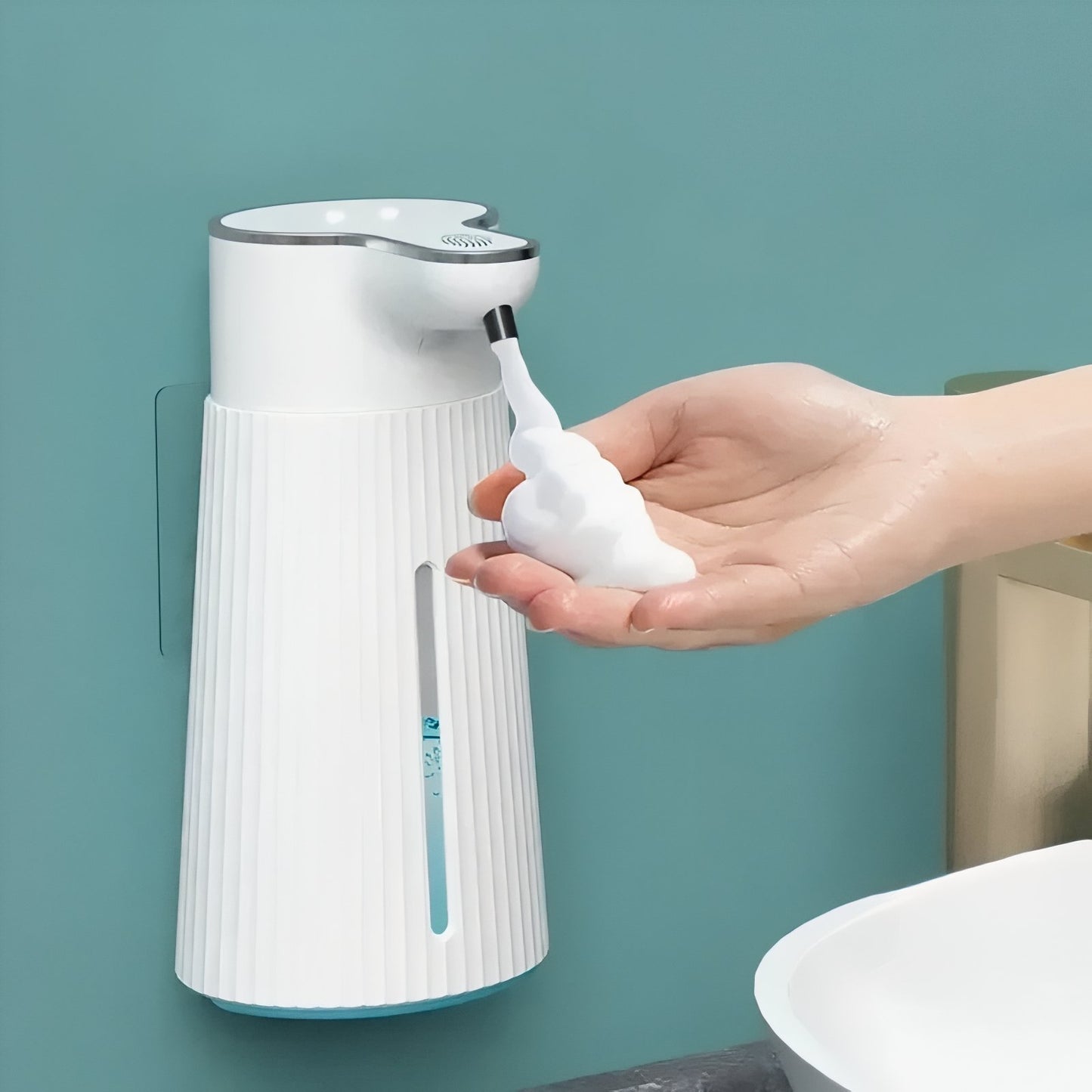 Distributeur De Savon Automatique Étanche Avec Mousse Rapide