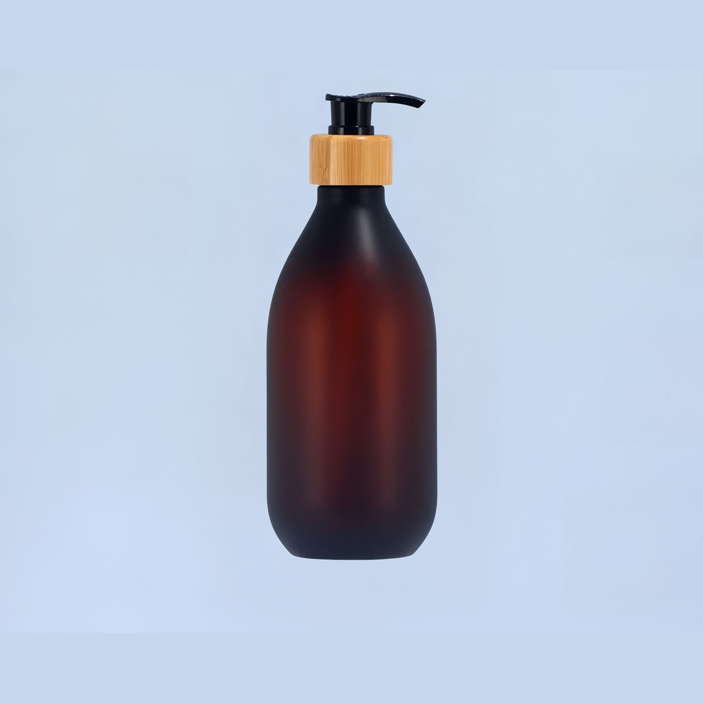 Distributeur de Shampooing et Gel Douche avec Pompe en Bambou