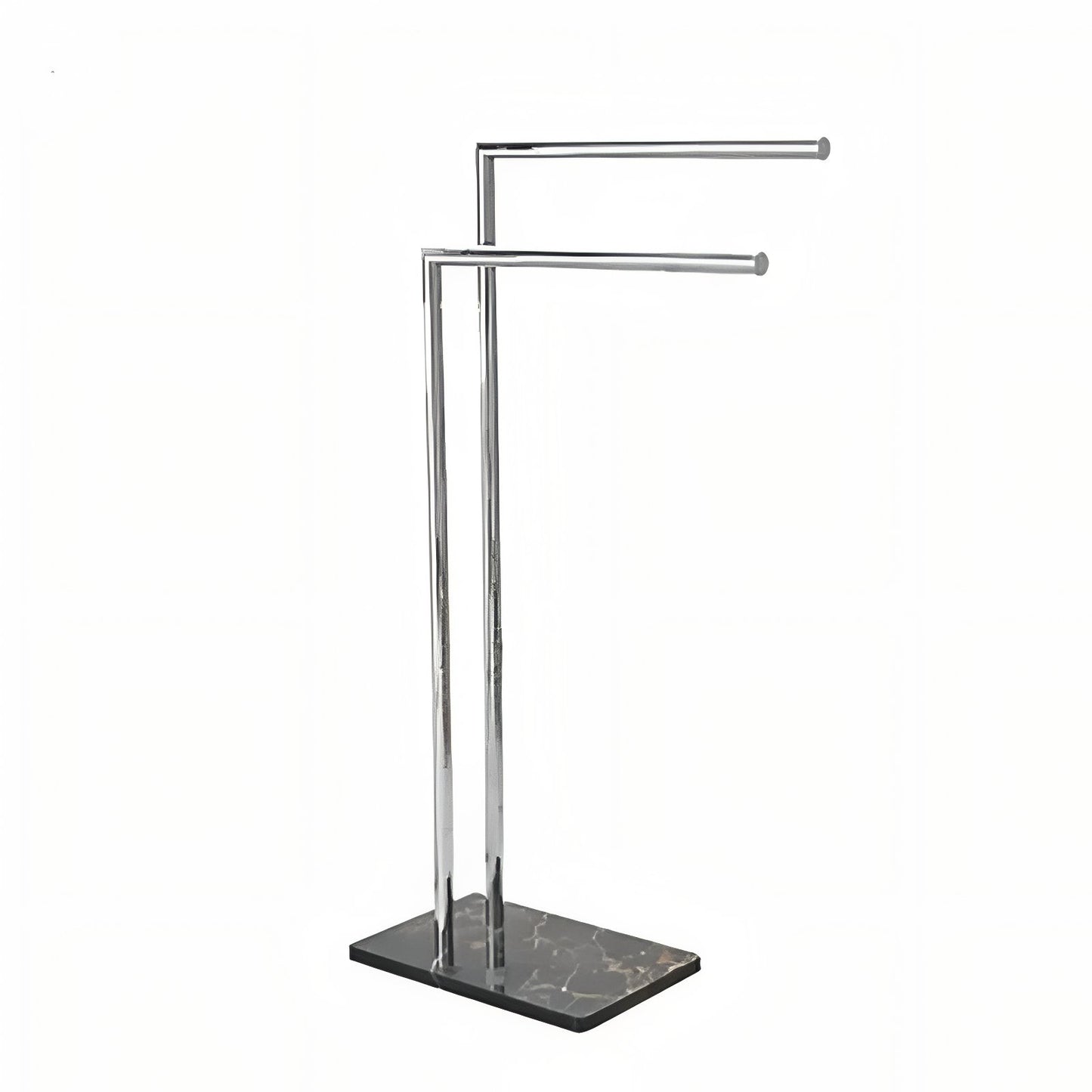 Porte-Serviettes En L Avec Base Marbrée