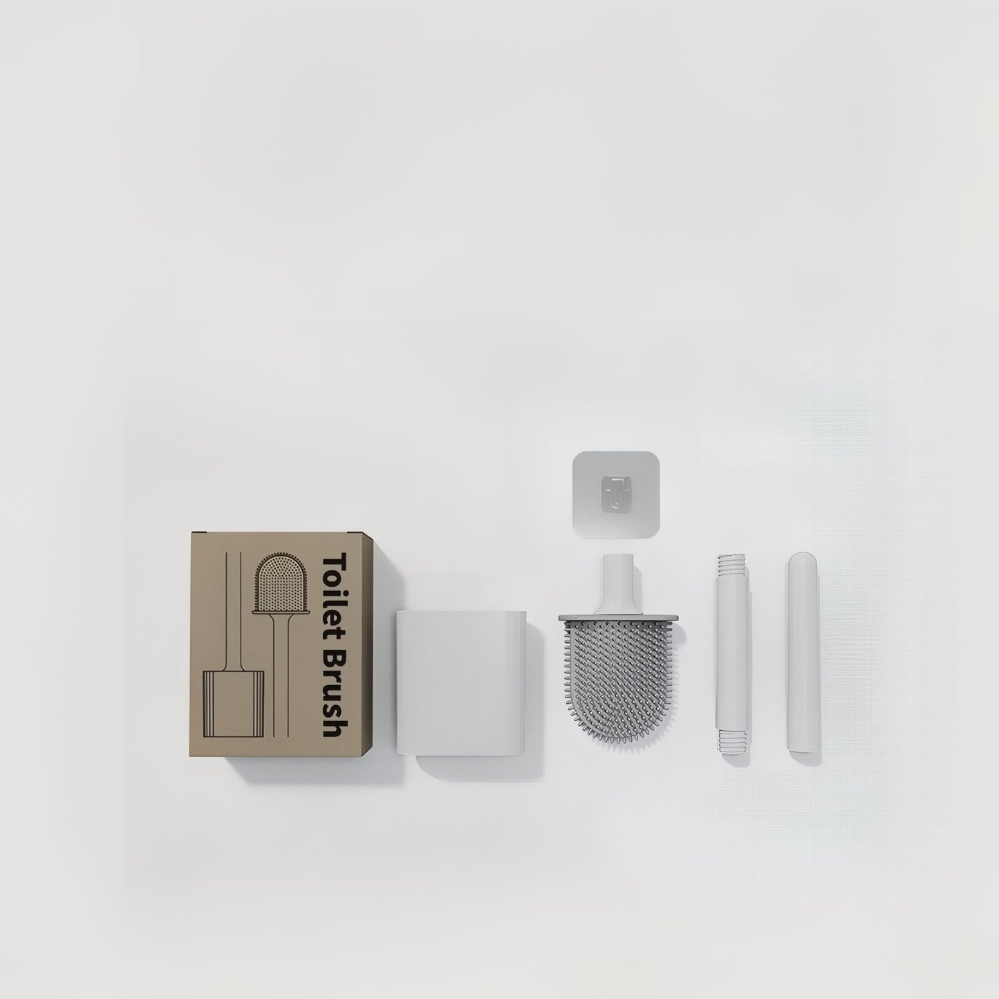 Brosse de Toilette Compacte et Design