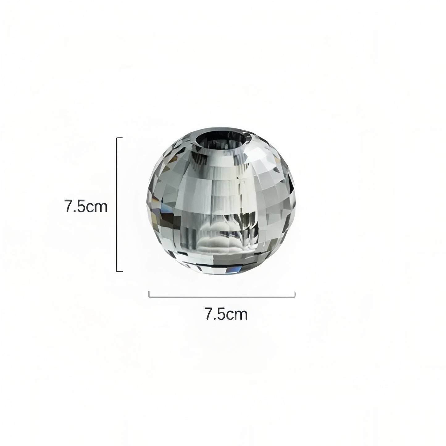 Accessoires De Salle De Bain Luxe En Cristal Noir Et Reflets Brillants