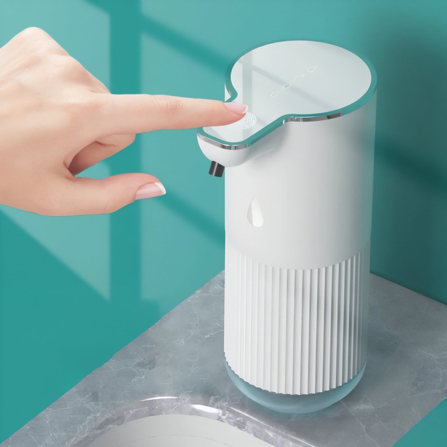 Distributeur De Savon Automatique Mousse Blanc