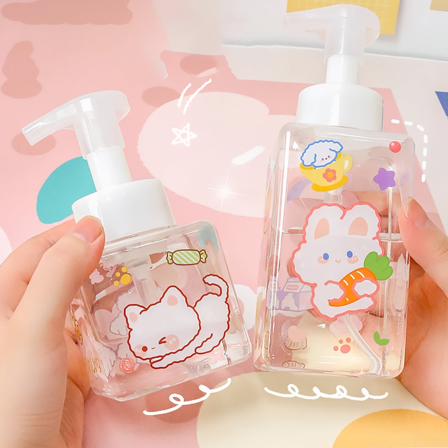 Distributeur De Savon À Motifs Animaliers Pour Savon Mousse Enfants