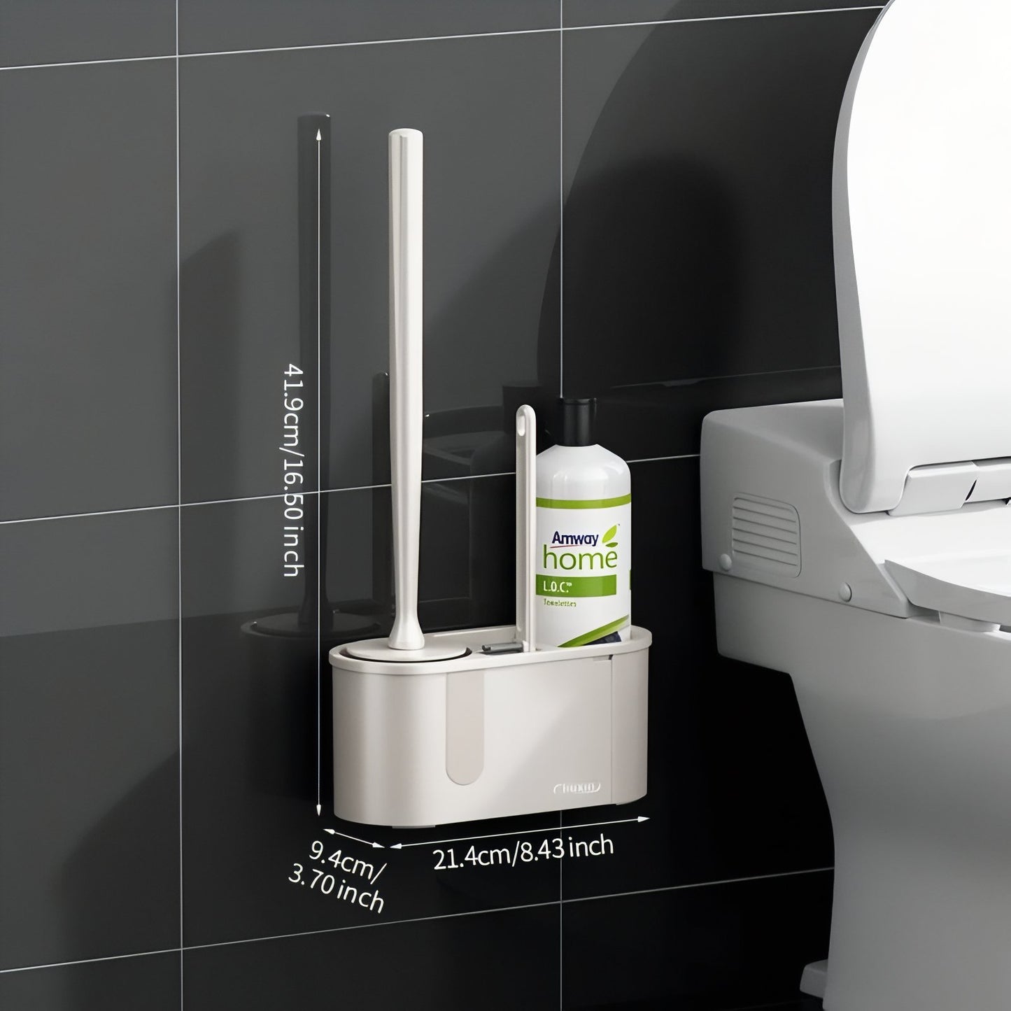 Brosse De Toilette Avec Support Amovible Pour Accessoires