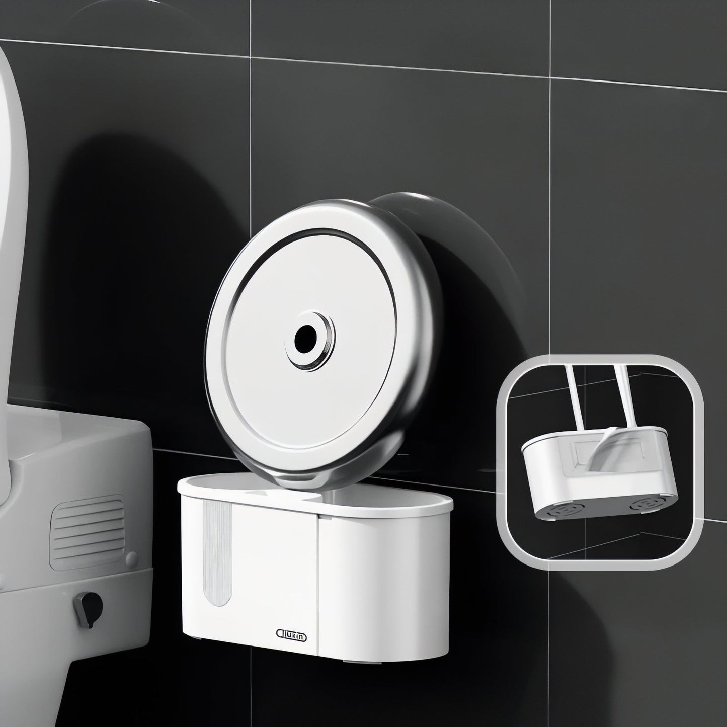 Brosse De Toilette Avec Support Amovible Pour Accessoires