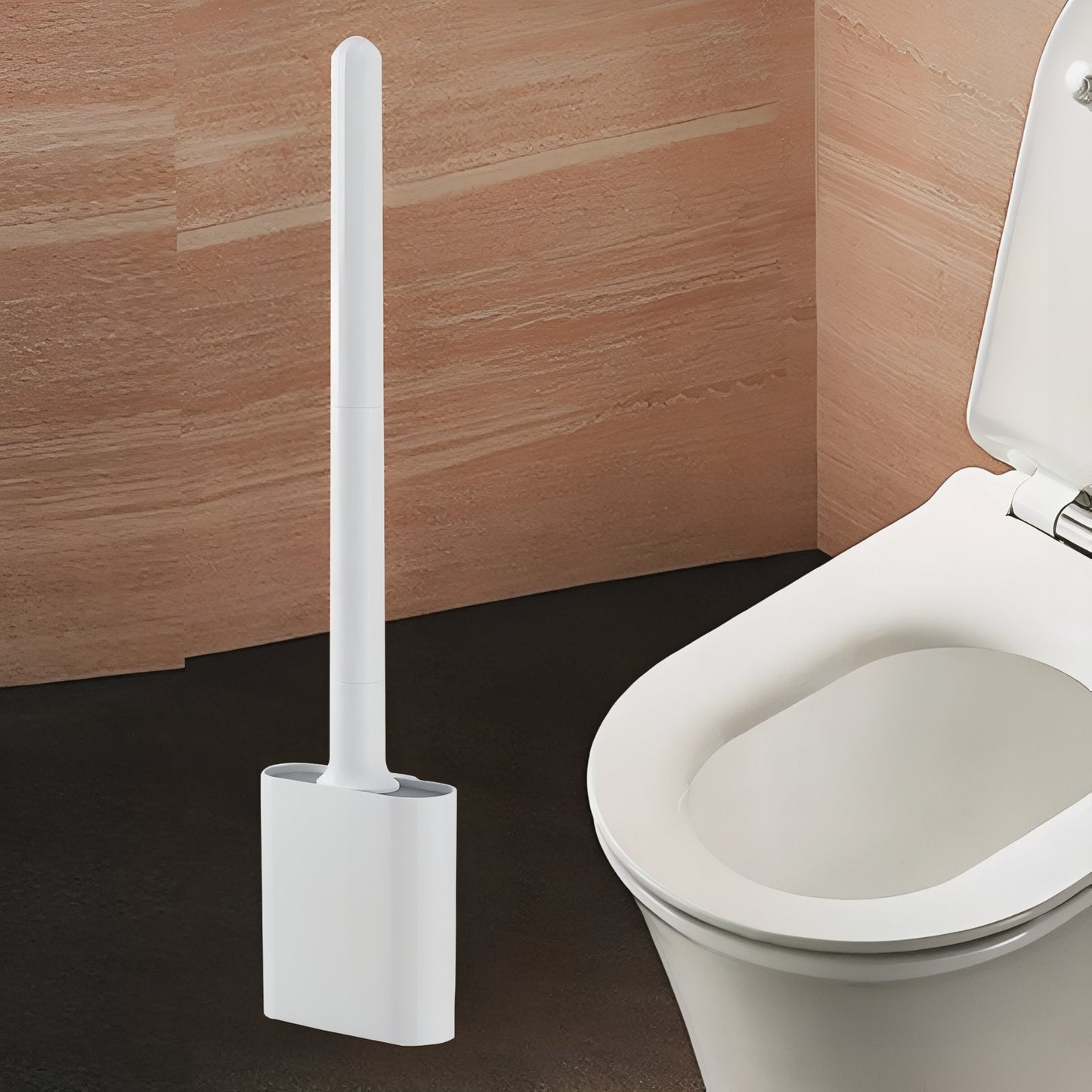 Brosse de Toilette Compacte et Design