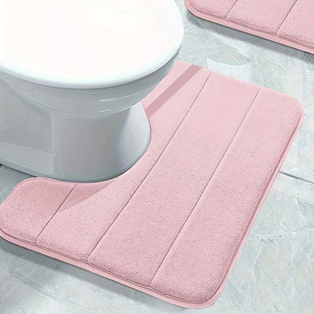 Tapis Positionné Autour du Toilette