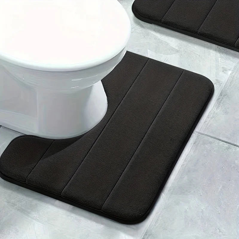 Tapis Positionné Autour du Toilette